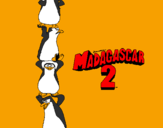 Disegno Madagascar 2 Pinguino pitturato su Mio