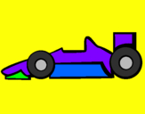 Disegno Formula 1 pitturato su miriam