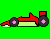 Disegno Formula 1 pitturato su kevin parravic