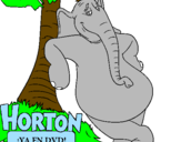 Disegno Horton pitturato su massy