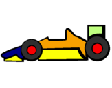 Disegno Formula 1 pitturato su cris