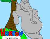 Disegno Horton pitturato su andrea