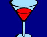 Disegno Cocktail pitturato su sofia