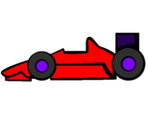 Disegno Formula 1 pitturato su andrea