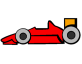 Disegno Formula 1 pitturato su LORENZO