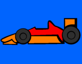Disegno Formula 1 pitturato su vincenzo
