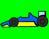 Disegno Formula 1 pitturato su giuseppe
