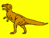 Disegno Tyrannosaurus Rex  pitturato su gianlucabastardi dentro
