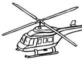 Disegno Elicottero   pitturato su SARA