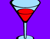 Disegno Cocktail pitturato su kiki