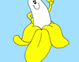 Disegno Banana pitturato su andrea