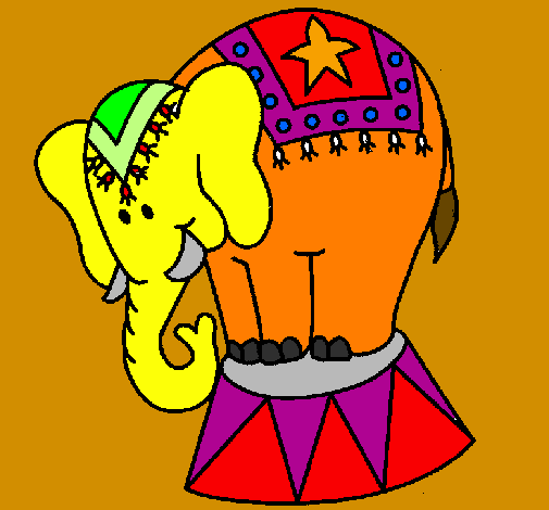 Elefante in scena 