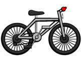 Disegno Bicicletta pitturato su NICCOLO