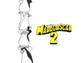Disegno Madagascar 2 Pinguino pitturato su DI NOIA ANTONIO