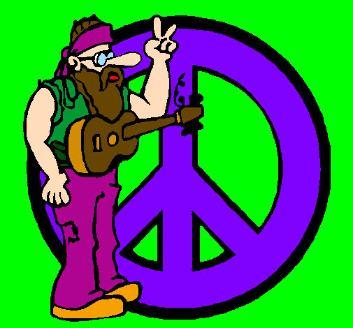 Musicista hippy 
