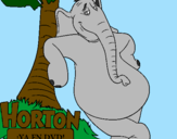 Disegno Horton pitturato su ZAHRA