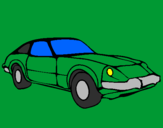 Disegno Auto sportiva  pitturato su kevin