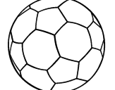 Disegno Pallone da calcio II pitturato su pallone bari1