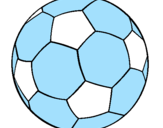 Disegno Pallone da calcio II pitturato su valex