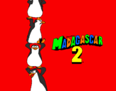 Disegno Madagascar 2 Pinguino pitturato su andrea cipriano
