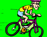 Disegno Ciclismo pitturato su harley