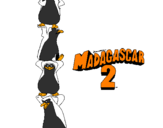 Disegno Madagascar 2 Pinguino pitturato su FRANCESCO  M