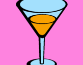 Disegno Cocktail pitturato su giulia