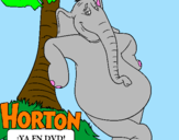 Disegno Horton pitturato su PIETRO