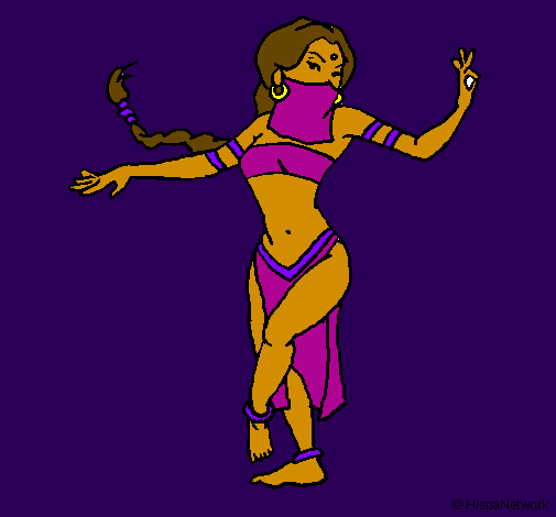 Principessa araba che danza 