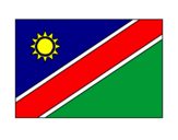 Disegno Namibia pitturato su giulio