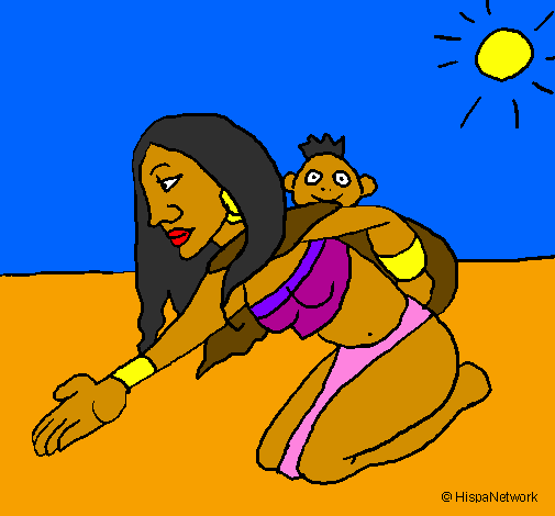 Madre e figlia Itzá