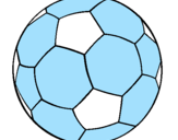 Disegno Pallone da calcio II pitturato su davidix