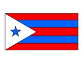 Disegno Cuba pitturato su rebecca