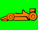 Disegno Formula 1 pitturato su lory