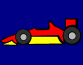 Disegno Formula 1 pitturato su GIORGIA