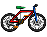 Disegno Bicicletta pitturato su RAUL