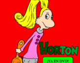Disegno Horton - Sally O'Maley pitturato su Marta