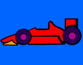 Disegno Formula 1 pitturato su silvestro
