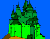 Disegno Castello medievale  pitturato su FedericoD
