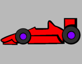 Disegno Formula 1 pitturato su Matteo