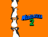 Disegno Madagascar 2 Pinguino pitturato su SAMUEL