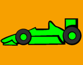Disegno Formula 1 pitturato su GIOVANNI 2