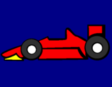 Disegno Formula 1 pitturato su samuele