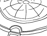 Disegno Cupola del Pantheon  pitturato su susy