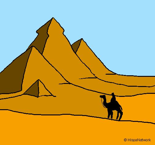 Paesaggio con le piramidi 