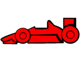 Disegno Formula 1 pitturato su luca