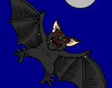 Disegno Pipistrello cane  pitturato su davide.g