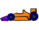 Disegno Formula 1 pitturato su alessandro