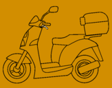 Disegno Ciclomotore pitturato su kevgingdurodftrhhbg