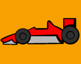 Disegno Formula 1 pitturato su enza 9 anni...